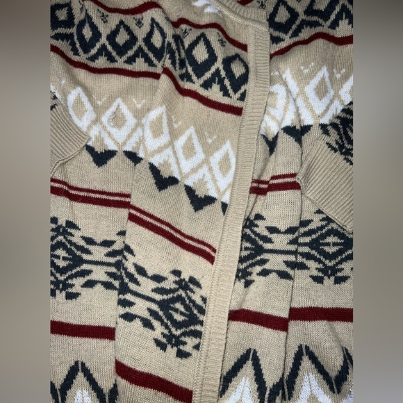 Long cardigan with pattern - Picture 2 of 4